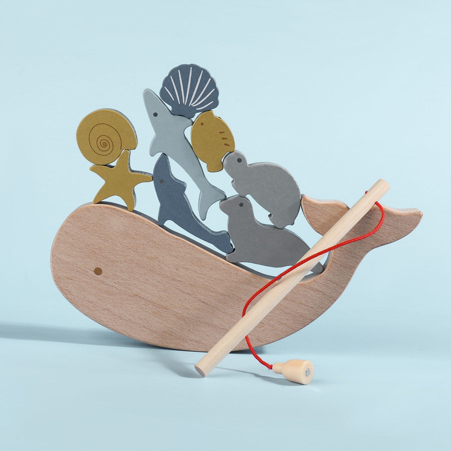 A Fishing Balance Seasaw - Poco wooden toys - Pocotoys