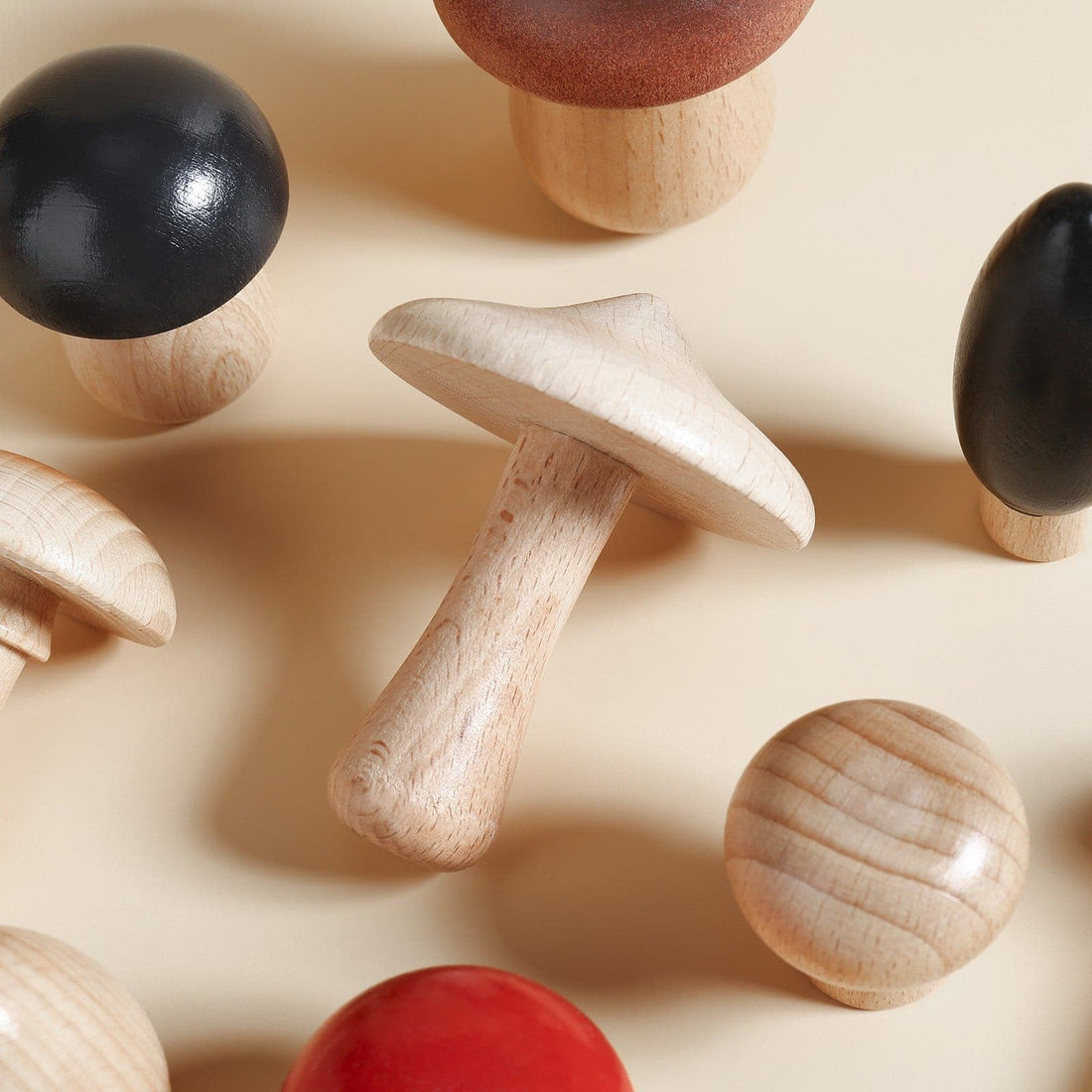 A Mushroom Family - Poco Wooden Toy - Pocotoys