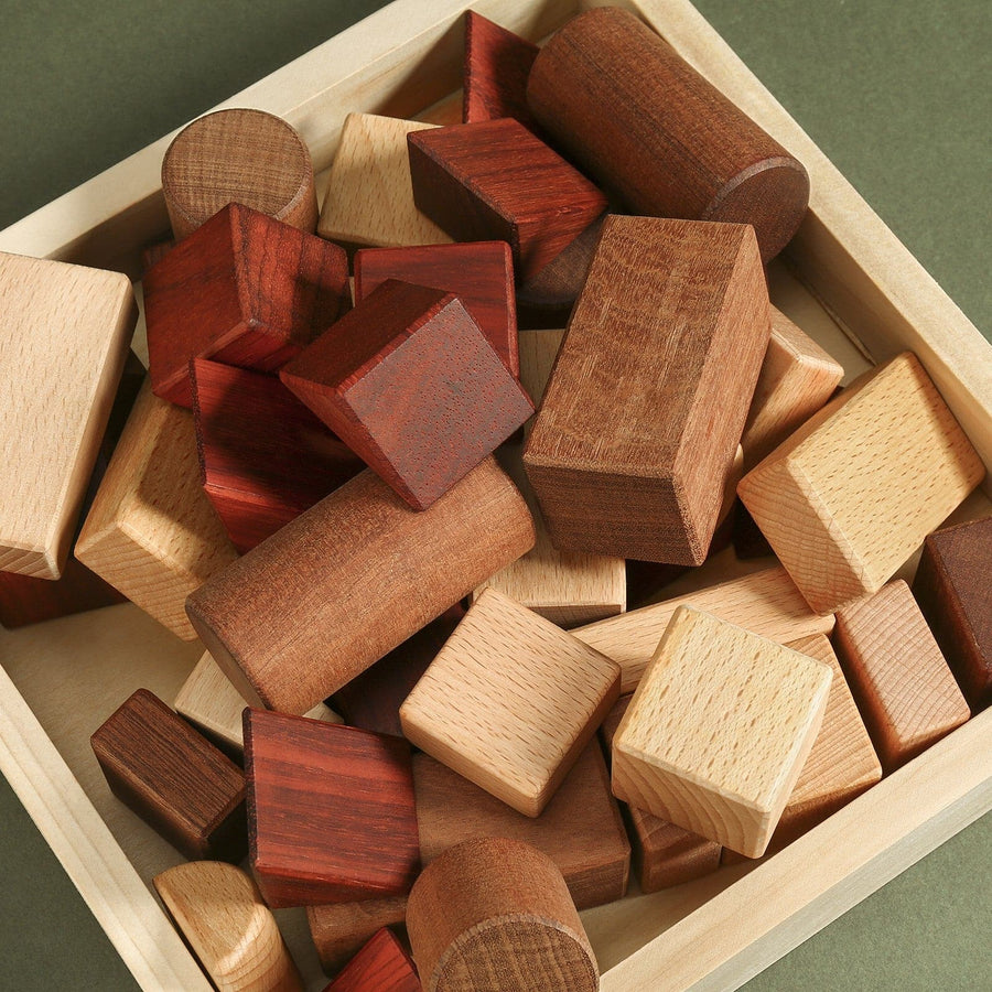 A Wooden Building Blocks Set - Poco Wooden Toy - Pocotoys