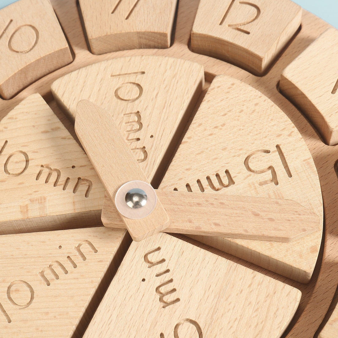 A Wooden Clock - Poco Wooden Toy - Pocotoys