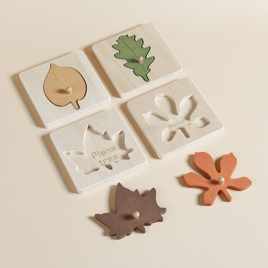One Leaf Puzzle Set - Poco Wooden Toy - Pocotoys